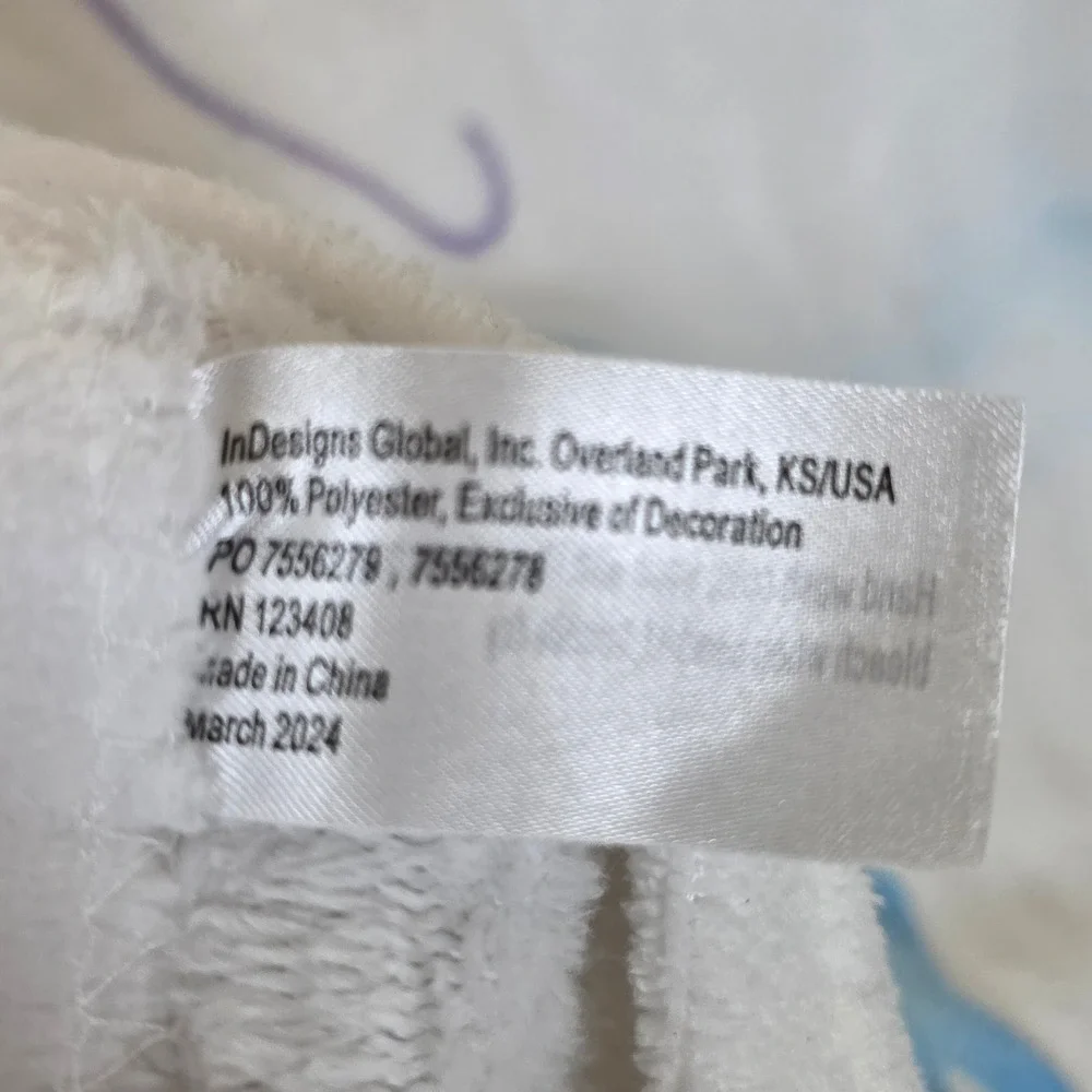 SheaMoisture Baby Milestone Blanket Moon Stars Months Weeks Fleece 18x35 White